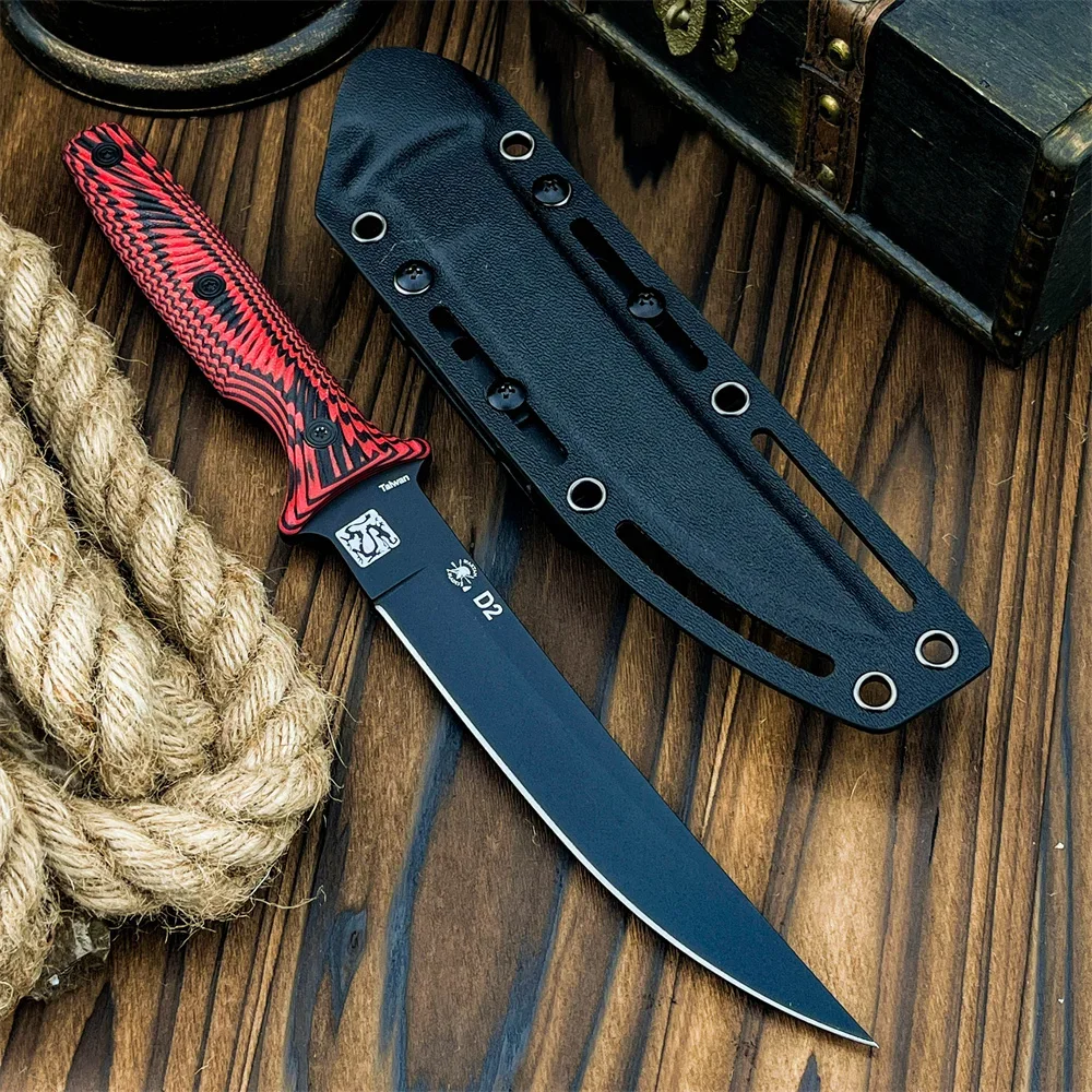 Bushcraft Knife Fixed - D2 Çelik Çok Amaçlı Bıçaklar Açık
