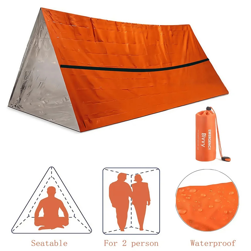 Bivy Bag Emergency - 2 Kişilik Acil Durum Hayatta Kalma