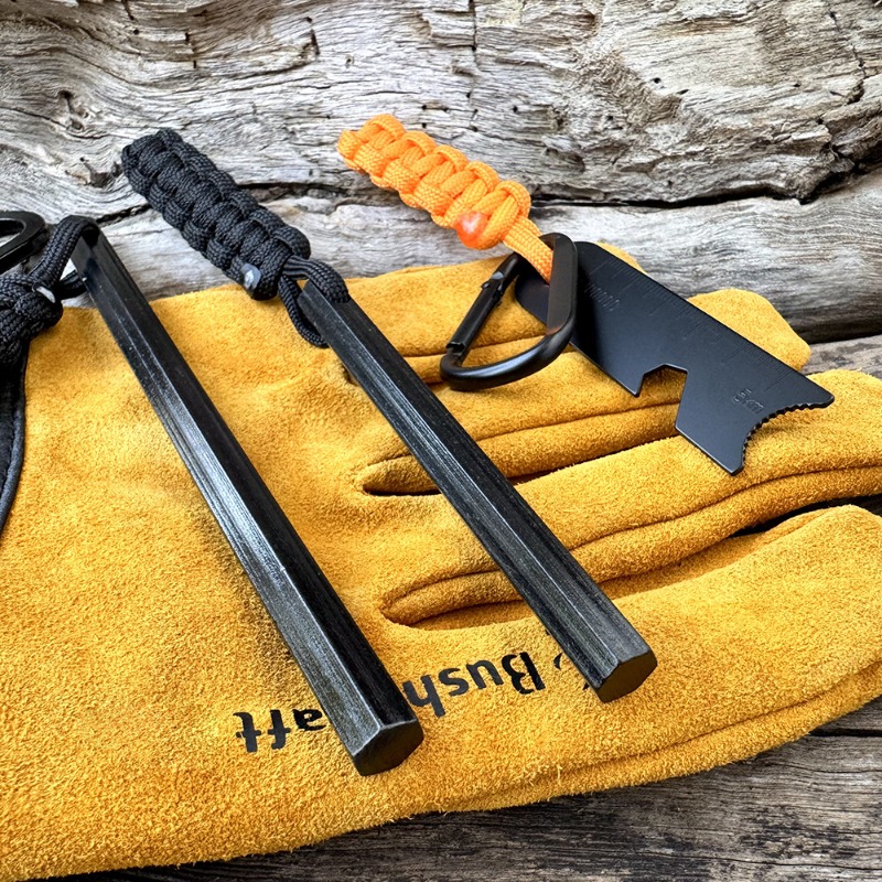 El dokuması halat altıgen çakm - Magnesium Fire Starter incelemesi ve fiyatı