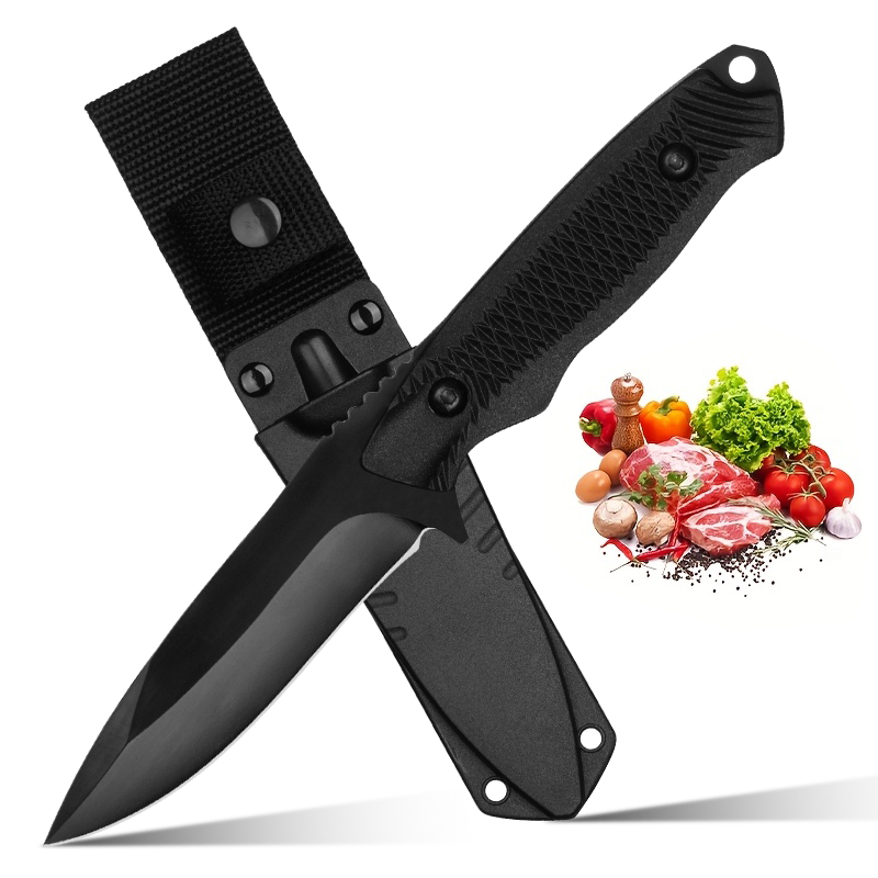 1 adet Siyah Sabit Bıçaklı Bıç - Bushcraft Knife Fixed incelemesi ve fiyatı