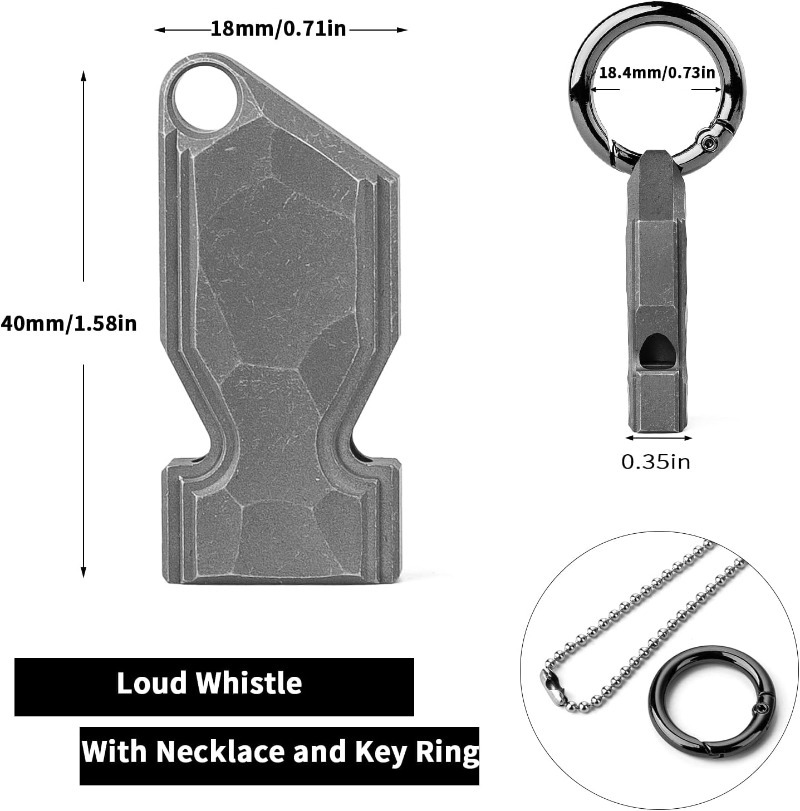 Titanyum Acil Durum Hayatta Ka - Emergency Whistle Loud incelemesi ve fiyatı