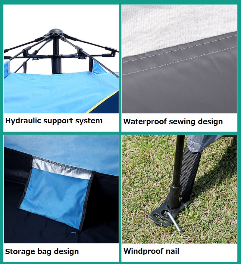 1-2/3-4 kişi tam otomatik kamp - Emergency Mylar Tent incelemesi ve fiyatı