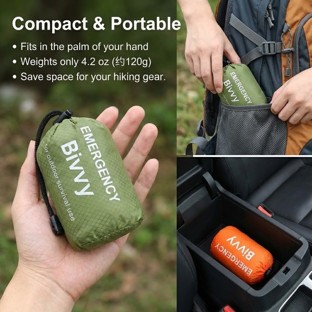 3 adet acil durum uyku tulumu  - Bivy Bag Emergency incelemesi ve fiyatı