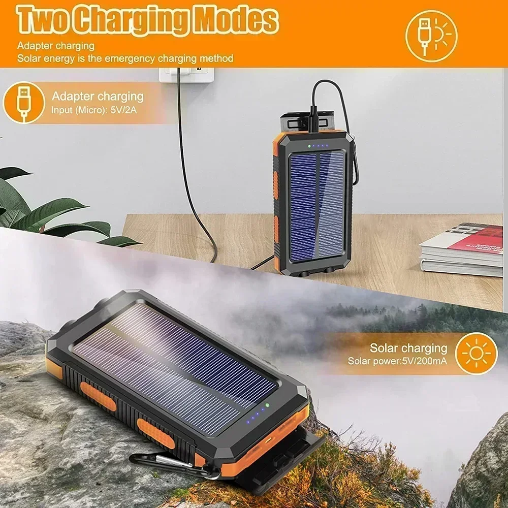 50000 mAh Güneş Enerjisi Banka - Solar Emergency Charger incelemesi ve fiyatı
