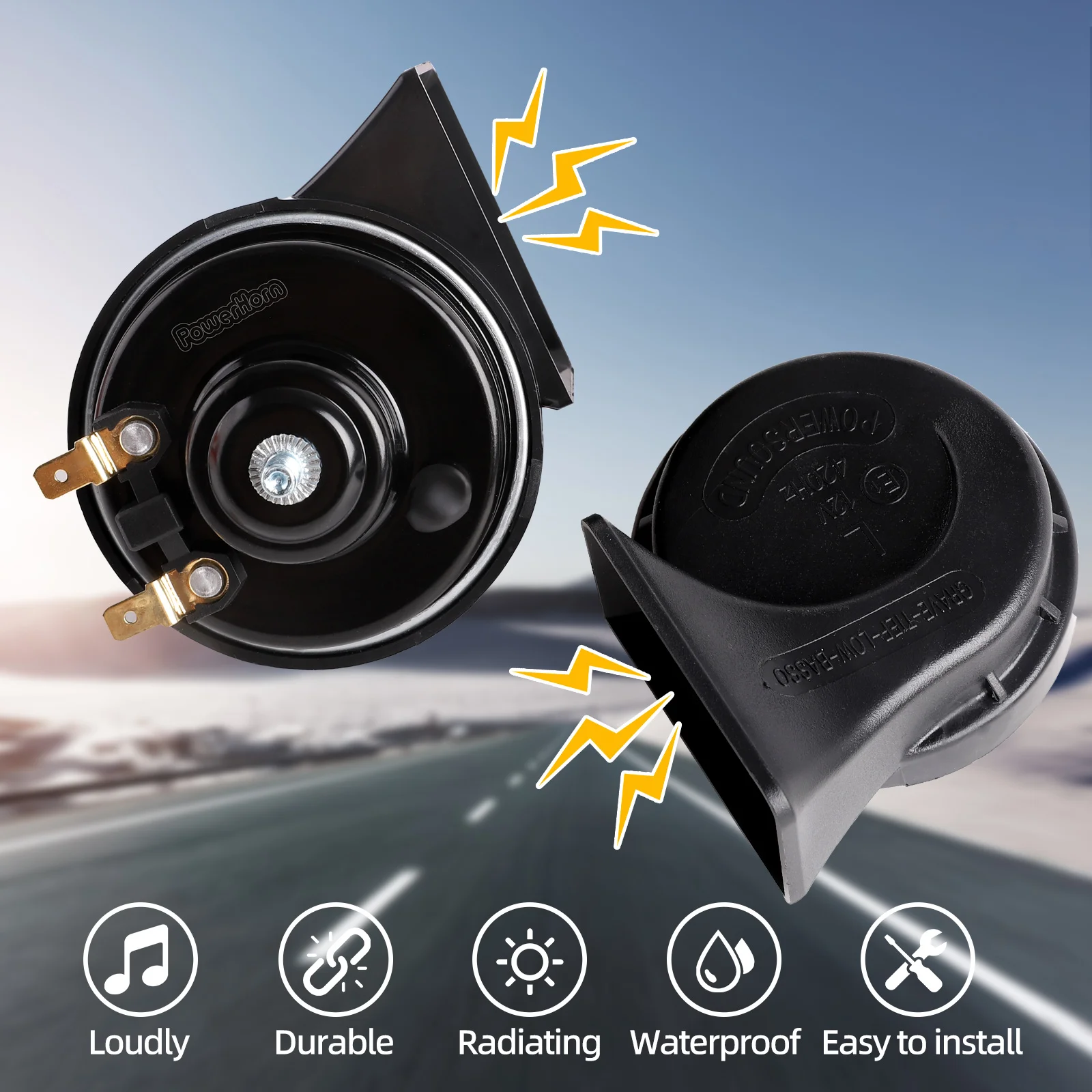 【120dB Süper Yüksek Sesli】12V  - Emergency Whistle Loud incelemesi ve fiyatı